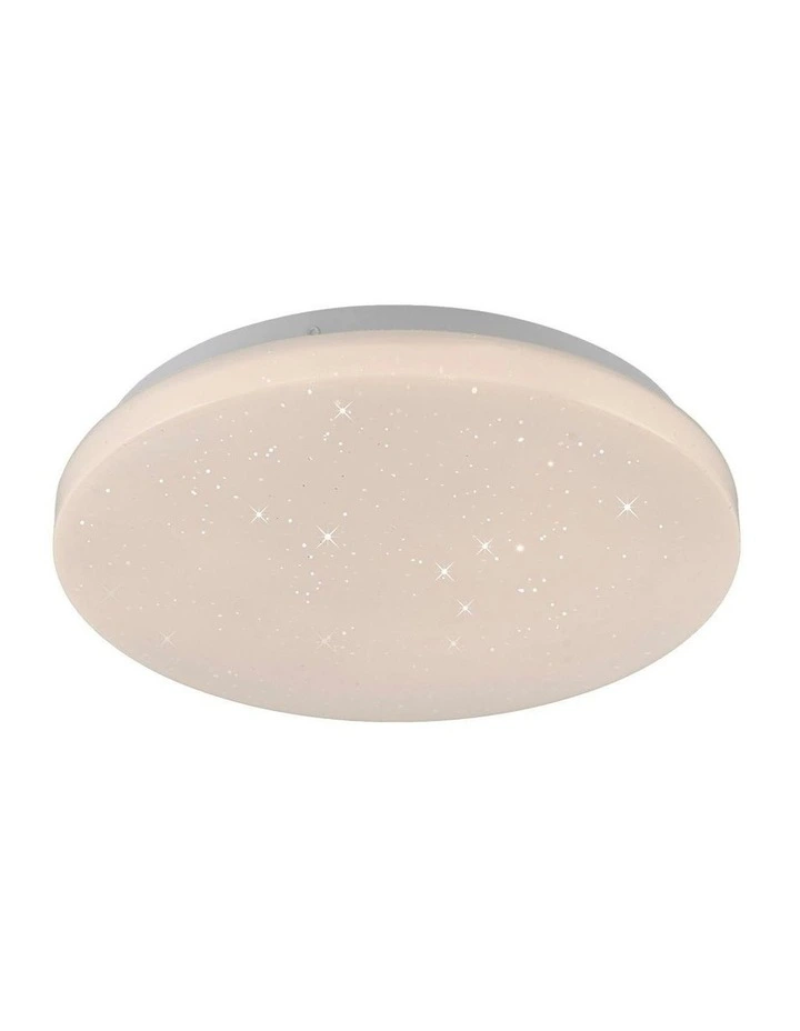 Starry Glow Tri Colour Dimmable Small LED Ceiling Light in White image 3