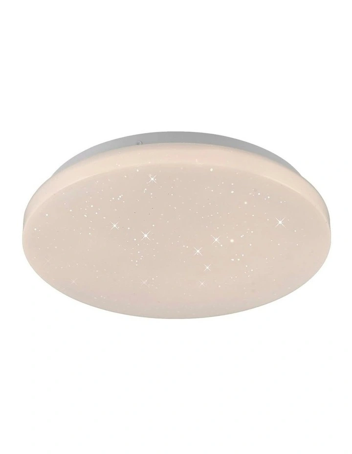 Starry Glow Tri Colour Dimmable Small LED Ceiling Light in White image 3