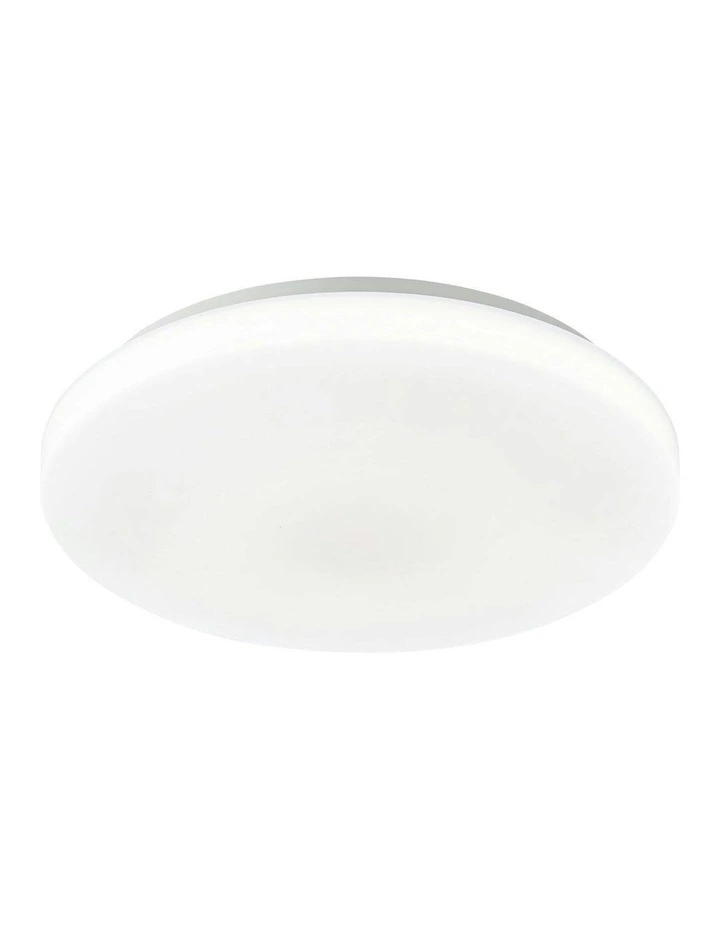 Elaine Tri Colour Dimmable Medium LED Ceiling Light in White image 1