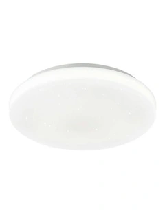 Starry Glow Tri Colour Dimmable Medium LED Ceiling Light in White