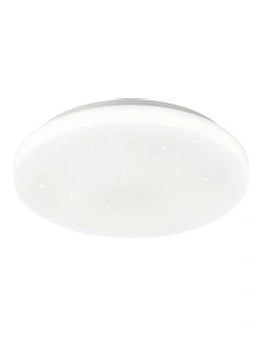 Starry Glow Tri Colour Dimmable Medium LED Ceiling Light in White