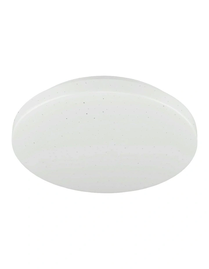 Starry Glow Tri Colour Dimmable Medium LED Ceiling Light in White image 2