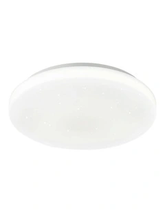 Starry Glow Tri Colour Dimmable Large LED Ceiling Light in White