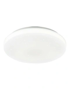 Starry Glow Tri Colour Dimmable Large LED Ceiling Light in White