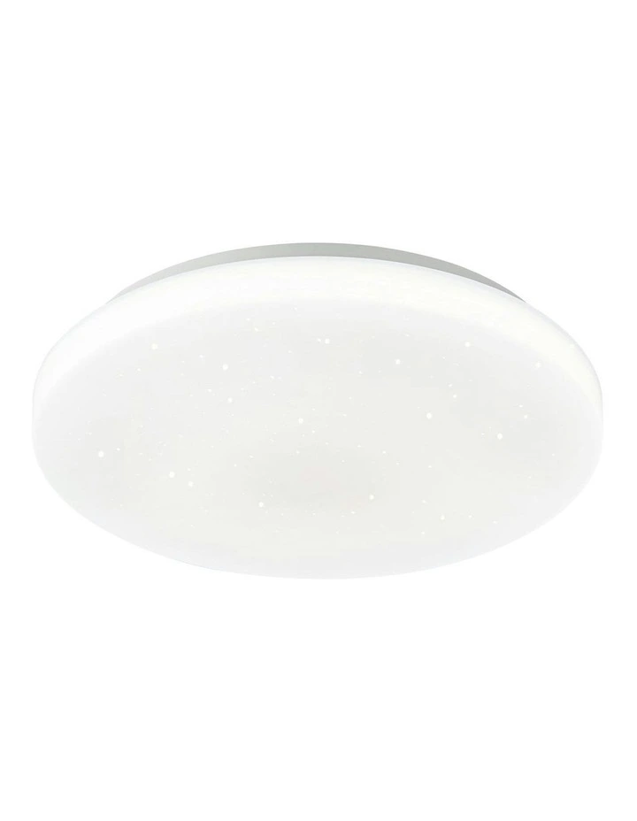 Starry Glow Tri Colour Dimmable Large LED Ceiling Light in White image 1