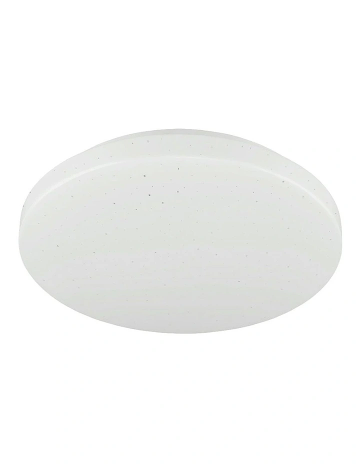 Starry Glow Tri Colour Dimmable Large LED Ceiling Light in White image 2