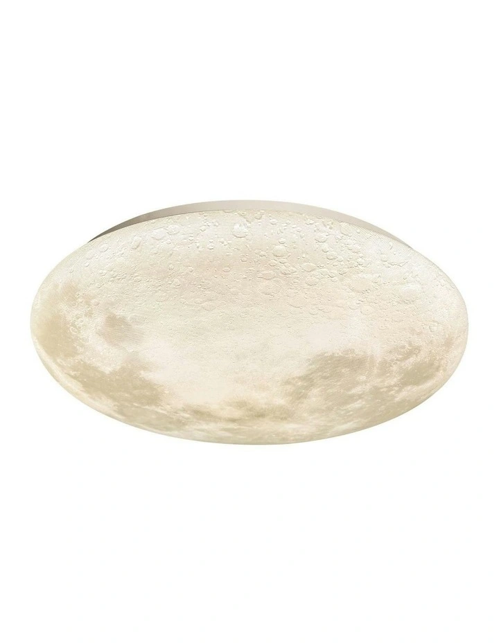 Luna Moon Tri Colour Dimmable Small LED Ceiling Light in Grey image 3