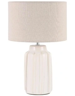 Lana Ceramic Table Lamp in Cream