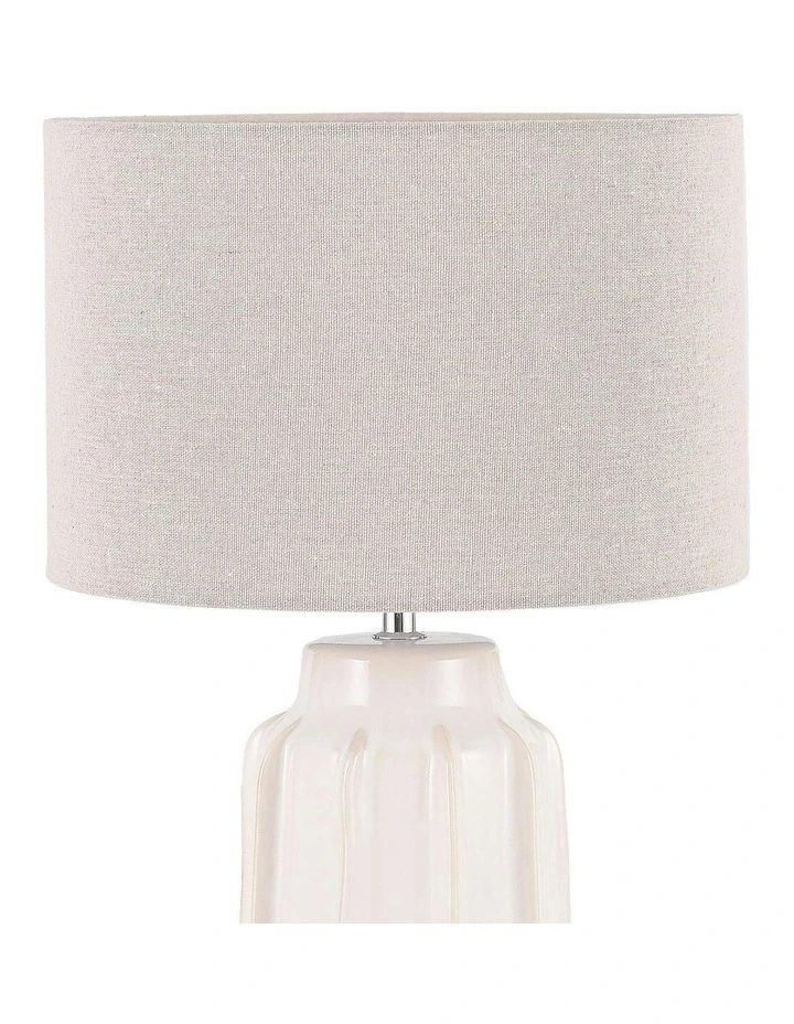 Lana Ceramic Table Lamp in Cream image 5