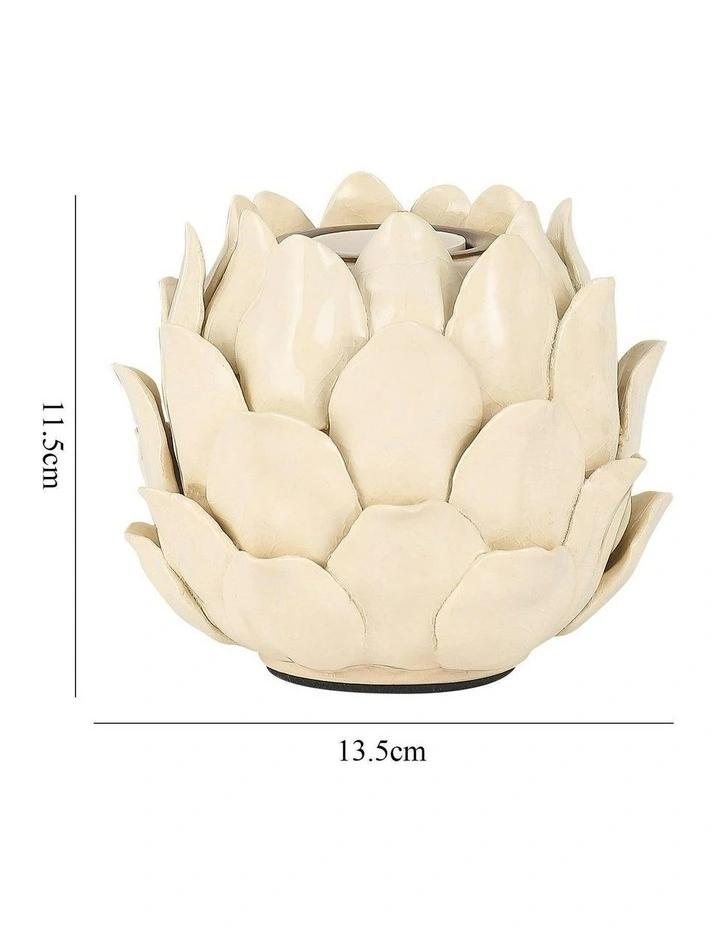 Lustre Artichoke Ceramic Table Lamp in Beige image 7