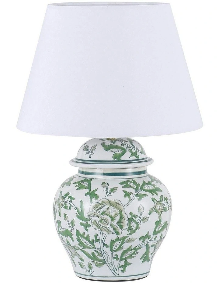 Tove Celadon Ceramic Table Lamp in Multi image 1