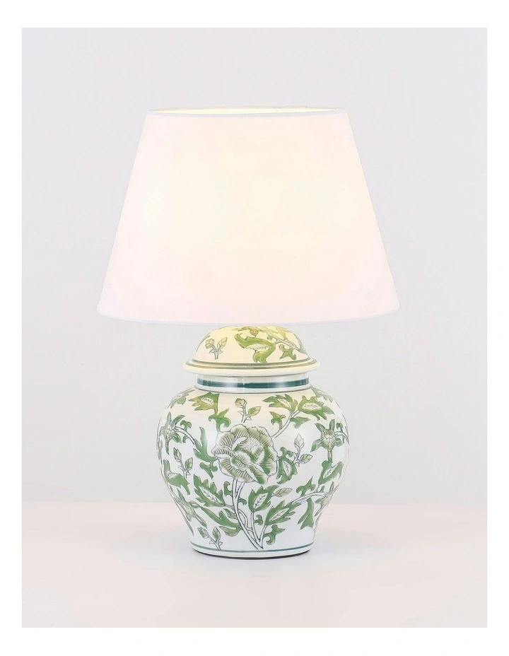 Tove Celadon Ceramic Table Lamp in Multi image 4