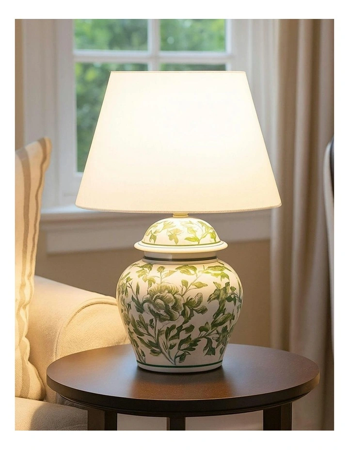 Tove Celadon Ceramic Table Lamp in Multi image 7