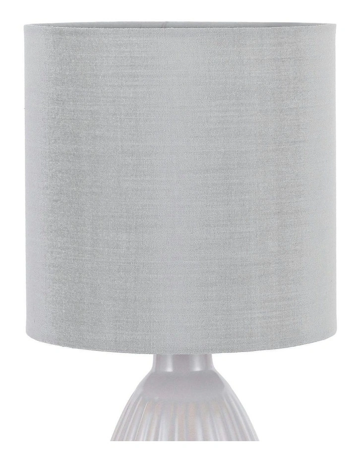 Nora Ceramic Table Lamp Set of 2 in Grey image 5