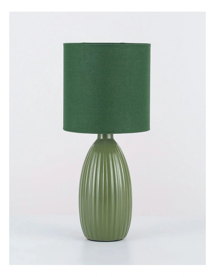 Nora Ceramic Table Lamp Set Of 2 in Green image 3