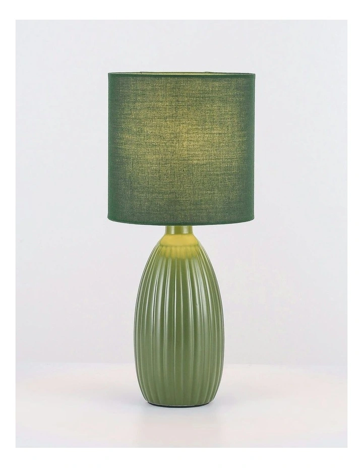 Nora Ceramic Table Lamp Set Of 2 in Green image 4