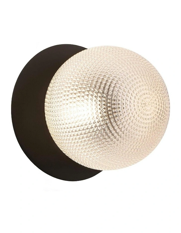 Odessa Diamond Cut Glass LED Wall Light image 2