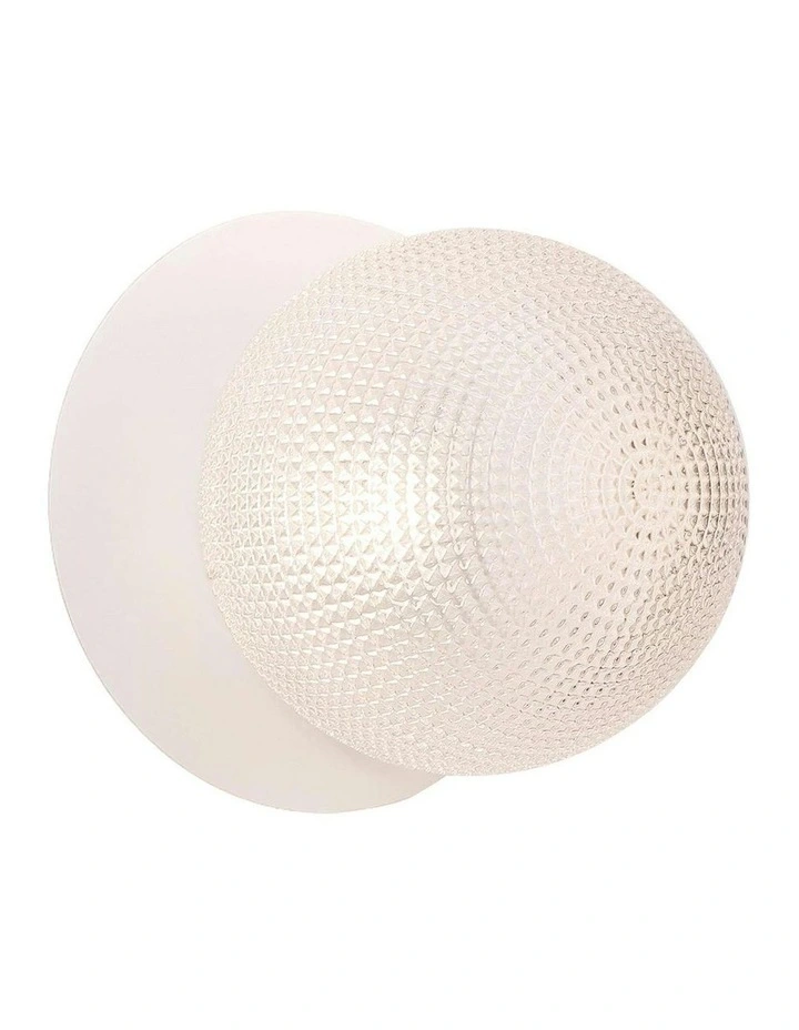 Odessa Diamond Cut Glass LED Wall Light image 1