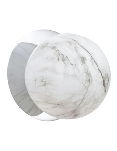 Odessa Marble Opal Glass LED Wall Light in Warm White/Large