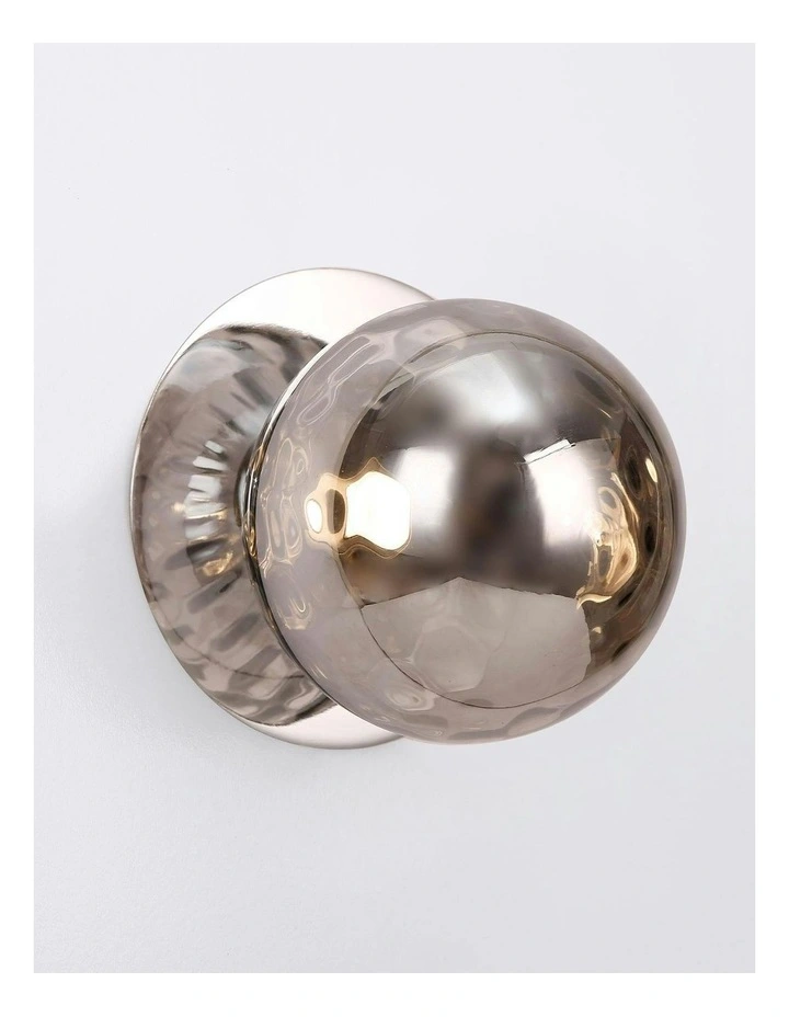 Odessa Molten Ripple Glass LED Wall Light in Warm White/Large image 4