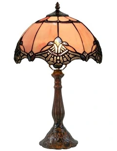 Memphis Tiffany Table Lamp in Brown