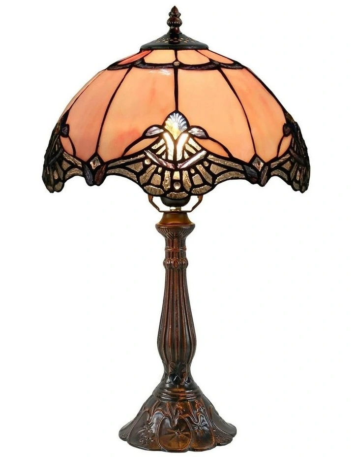 Memphis Tiffany Table Lamp in Brown image 1