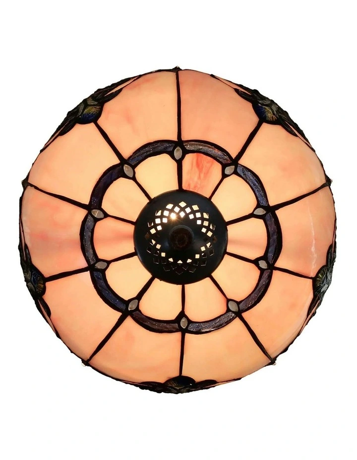 Memphis Tiffany Table Lamp in Brown image 3