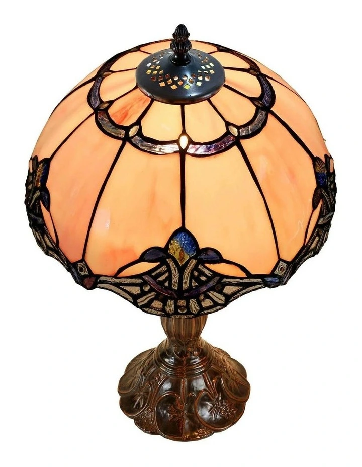 Memphis Tiffany Table Lamp in Brown image 4