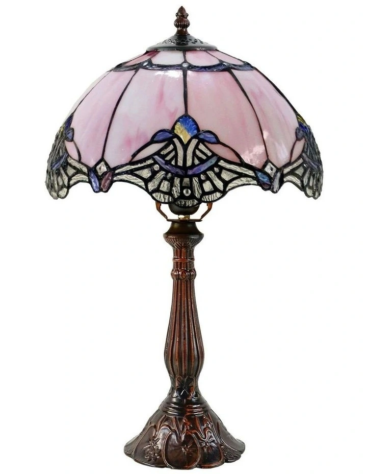 Memphis Tiffany Table Lamp in Brown image 5