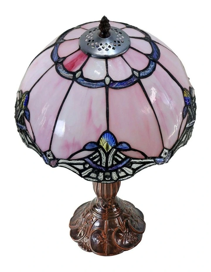 Memphis Tiffany Table Lamp in Brown image 6