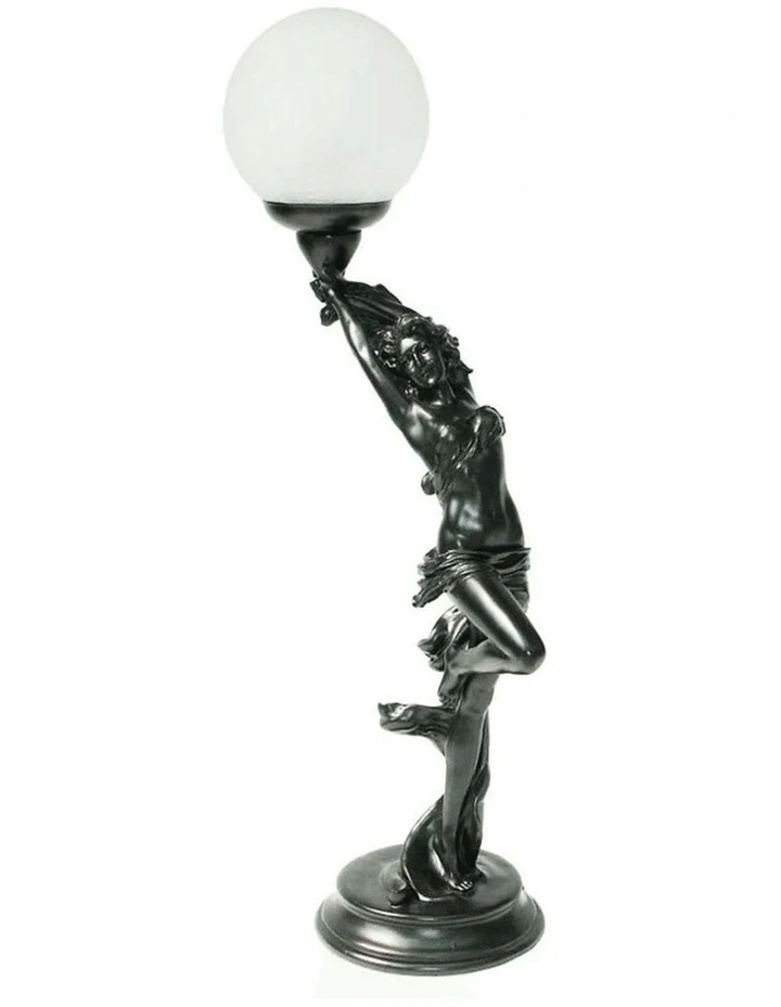 Art Deco Table Lamp Grace in Bronze image 1