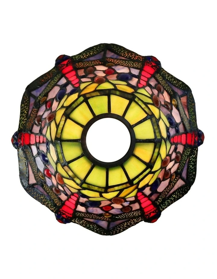 Tiffany Floor Lamp in Rose And Dragonfly Edwardian image 7