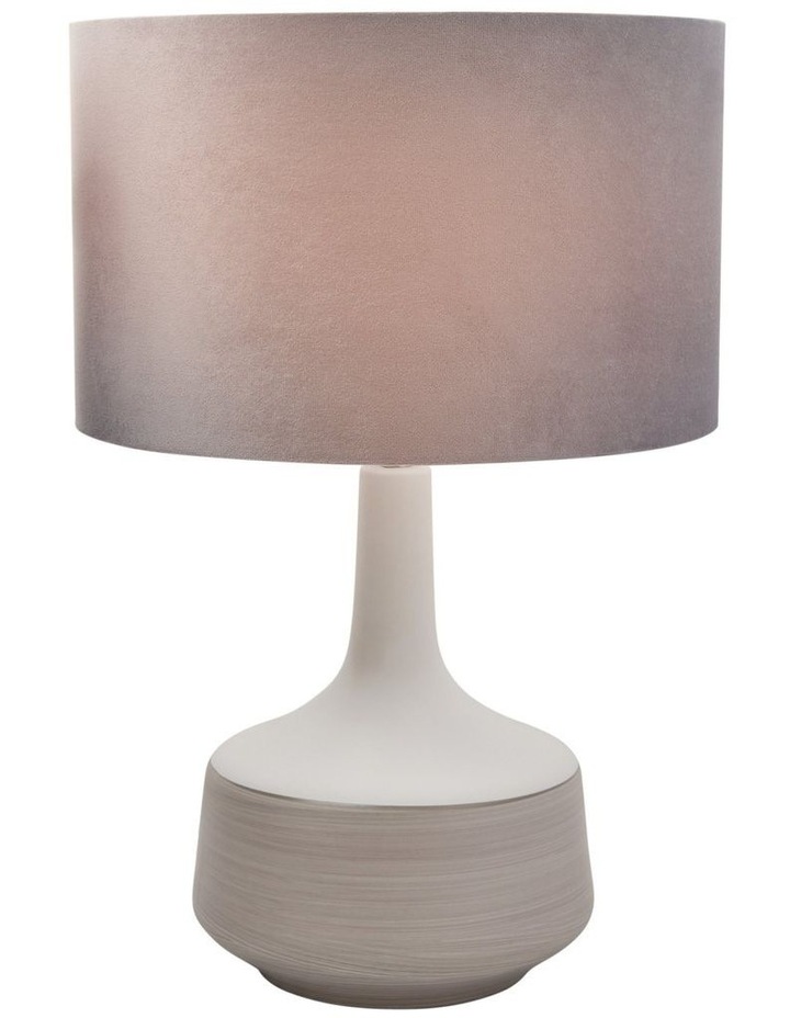 Mavis Ceramic Table Lamp Grey