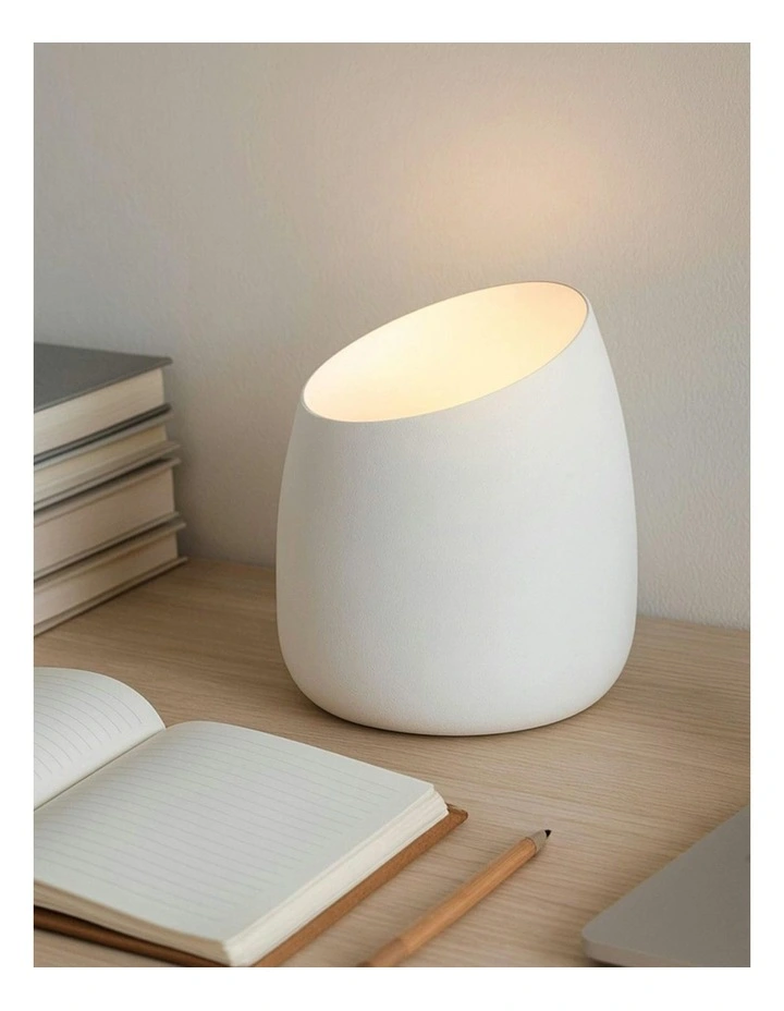 Chester Uplight Table Lamp in White image 4
