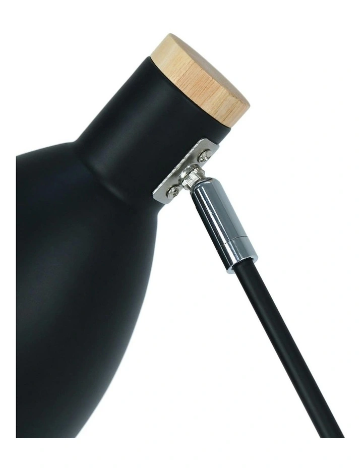 Scandinavian Style Adjustable Floor Lamp in Black image 3