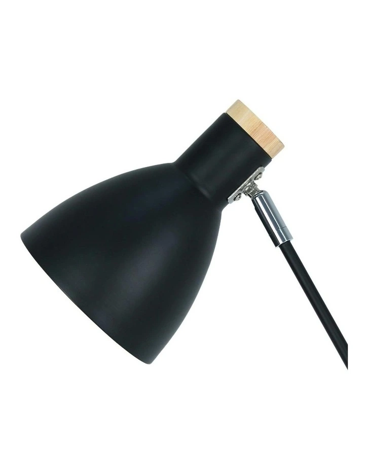Scandinavian Style Adjustable Floor Lamp in Black image 4