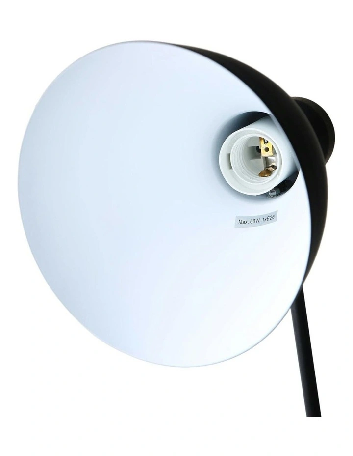 Scandinavian Style Adjustable Floor Lamp in Black image 5