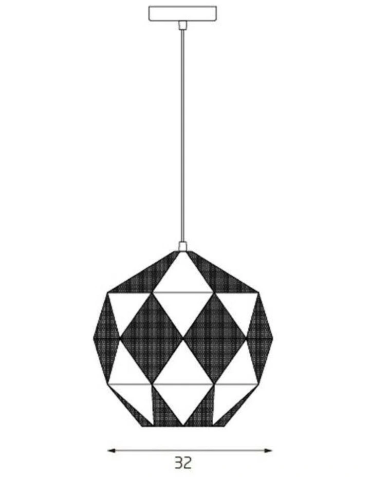 Bolu Pendant Light in Chrome image 3