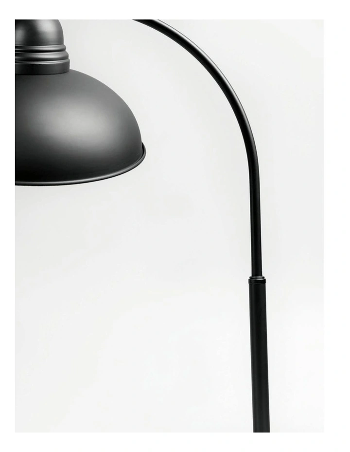 Manor Metal Floor Lamp in Antique Chrome image 2