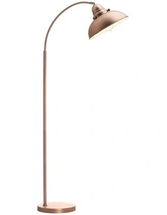 Manor Metal Floor Lamp in Antique Copper