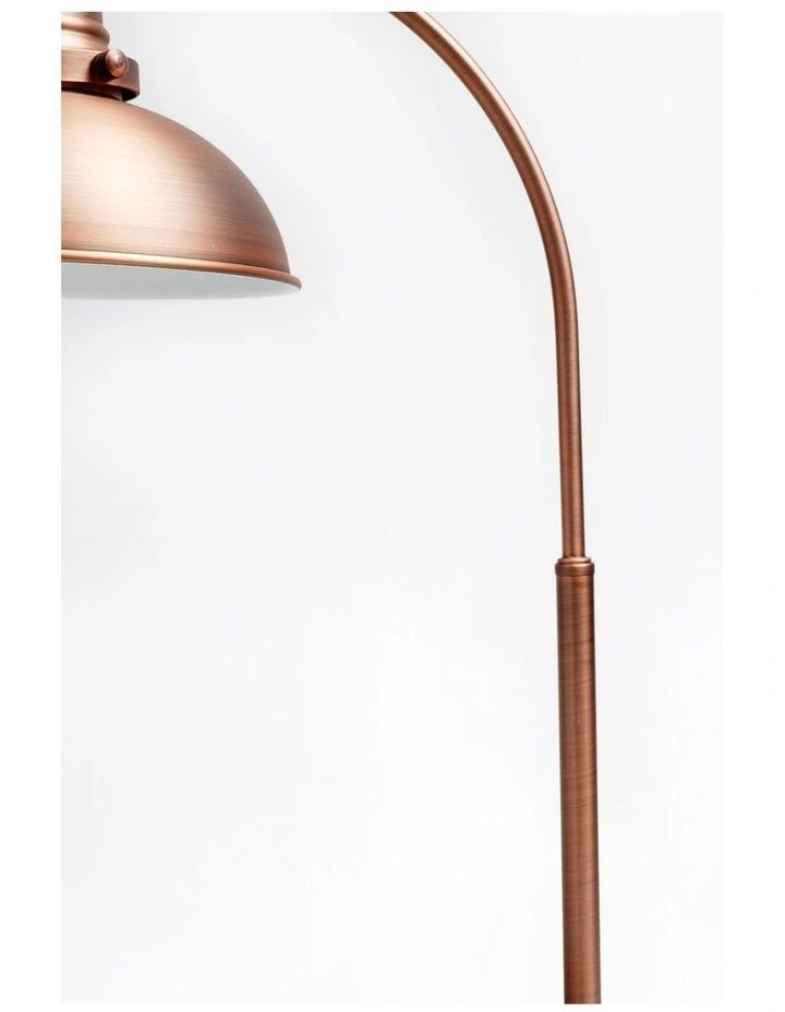 Manor Metal Floor Lamp in Antique Copper image 5