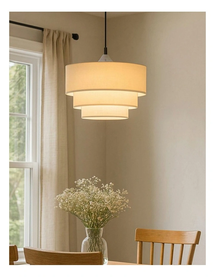 Isabelle Pendant Light 1 in Off White image 3