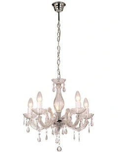 La Spezia Acrylic Chandelier Light Clear