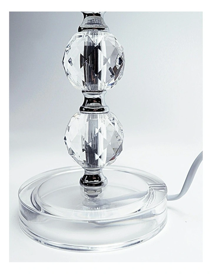 Suzie Acrylic Table Lamp in White image 4