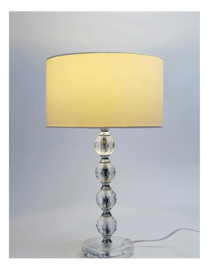 Suzie Acrylic Table Lamp in White image 5