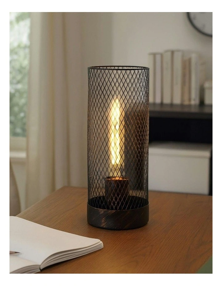 Clara Touch Table Lamp Black LED Globe Included image 4