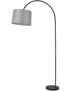 Tanya Arched Floor Lamp in Grey