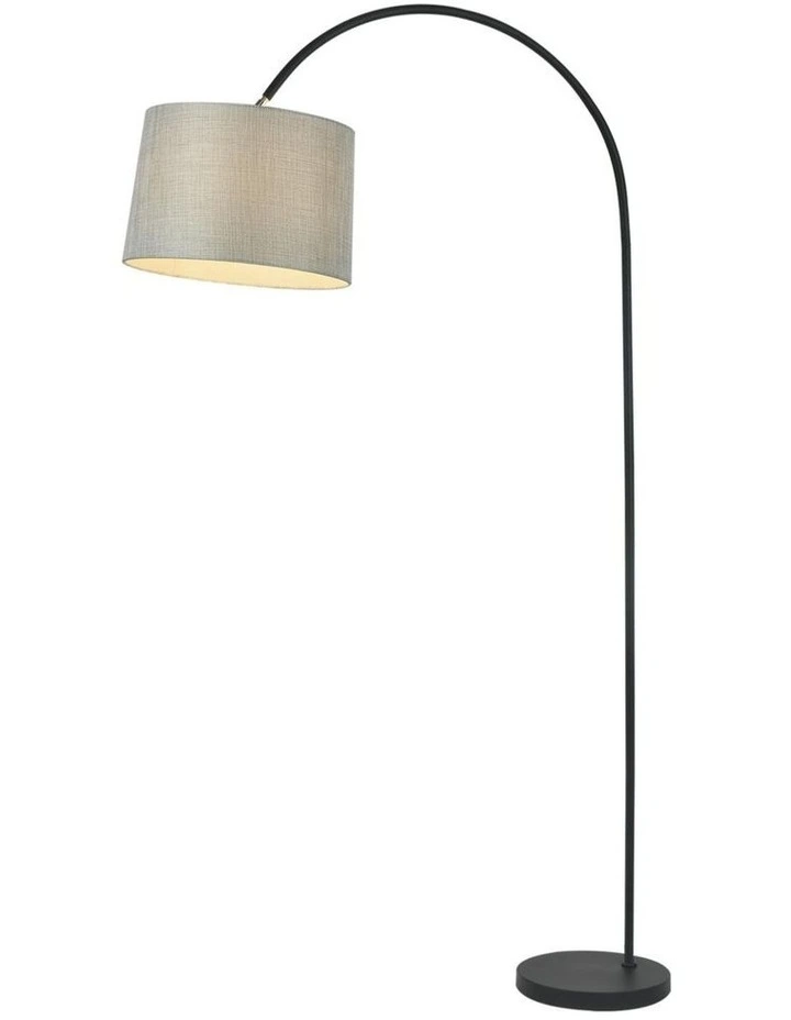 Tanya Arched Floor Lamp in Grey image 2