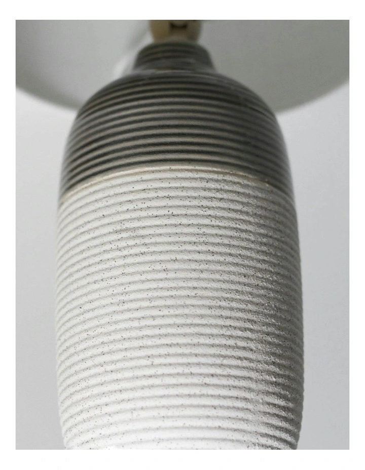 Botany Ceramic Table Lamp Set of 2 in White image 4