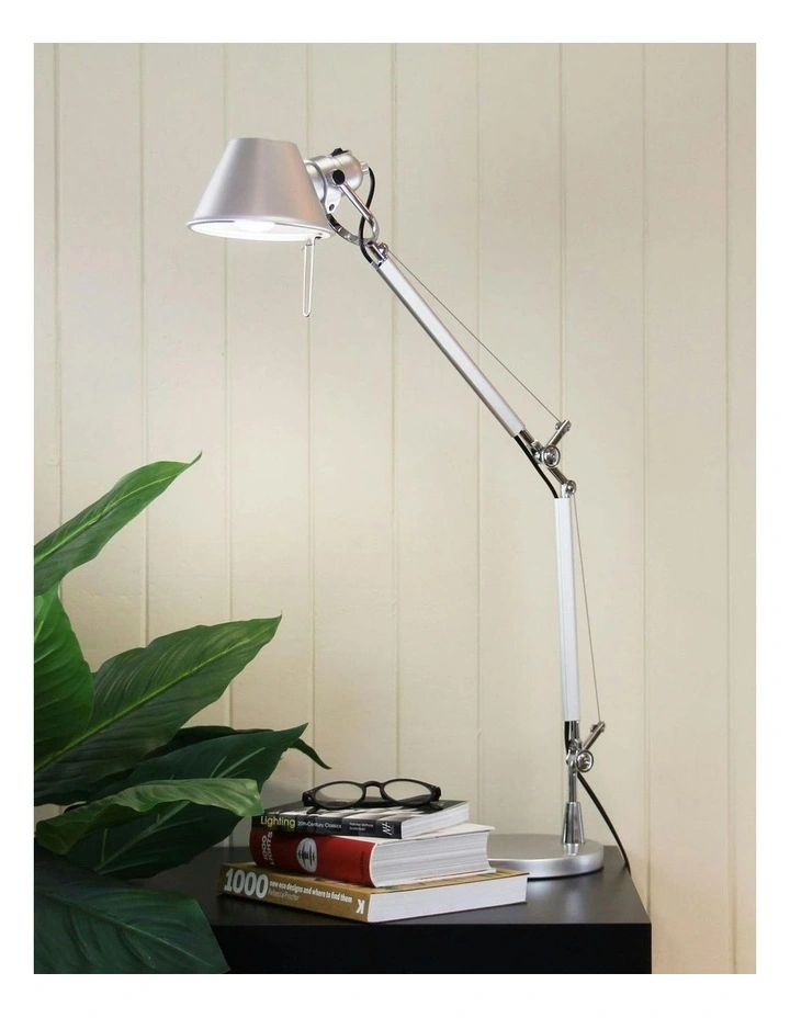 Forma Adjustable Desk Lamp in Silver image 2